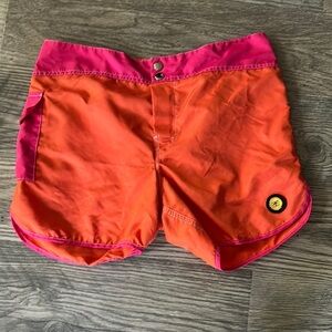 Sungodz‎ Athletic Orange and Pink Lightweight board short men’s size medium